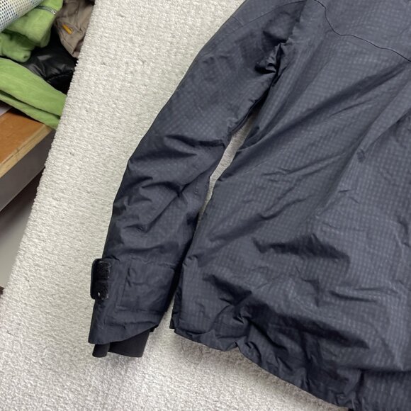 Columbia Titanium Hooded Jacket Women's L Black Omni-Tech Full Zip Waterproof - Picture 14 of 15